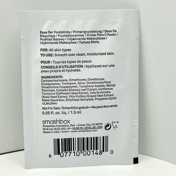 🌺$Free ~ Smashbox Original Photo Finish Smooth & Blur Foundation Primer - Picture 2 of 5